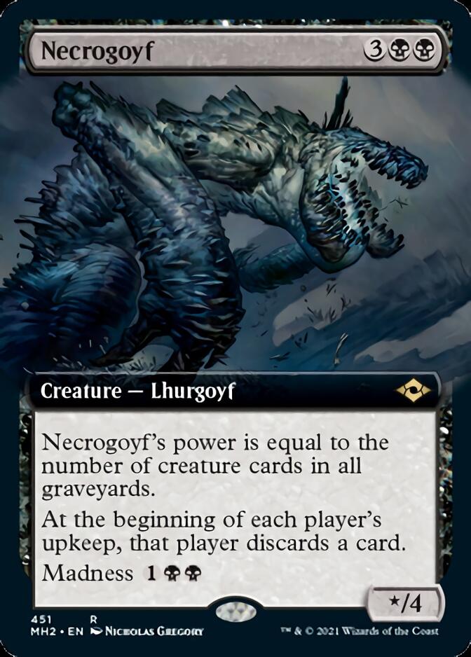 Necrogoyf (Extended Art) [Modern Horizons 2] | Exor Games Summserside