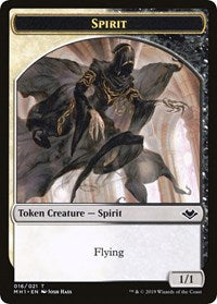 Spirit // Golem Double-Sided Token [Modern Horizons Tokens] | Exor Games Summserside