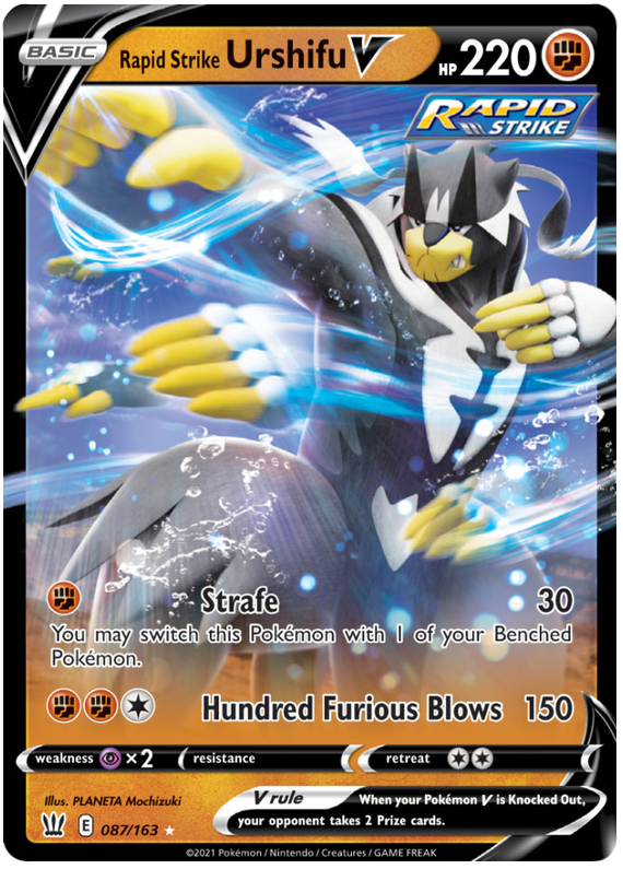 Rapid Strike Urshifu V (087/163) [Sword & Shield: Battle Styles] | Exor Games Summserside