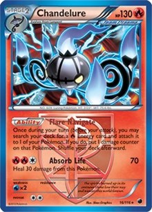 Chandelure (16/116) (Theme Deck Exclusive) [Black & White: Plasma Freeze] | Exor Games Summserside