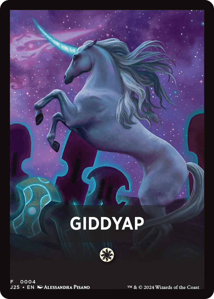 Giddyap Theme Card [Foundations Jumpstart Front Cards] | Exor Games Summserside