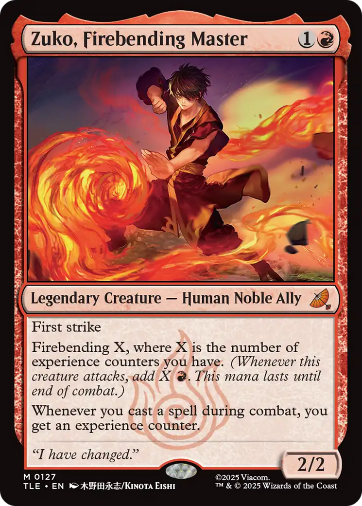 Zuko, Firebending Master [Avatar: The Last Airbender: Eternal-Legal] | Exor Games Summserside