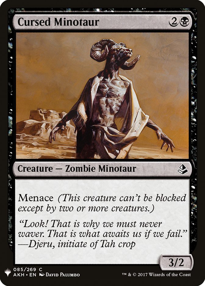 Cursed Minotaur [Mystery Booster] | Exor Games Summserside