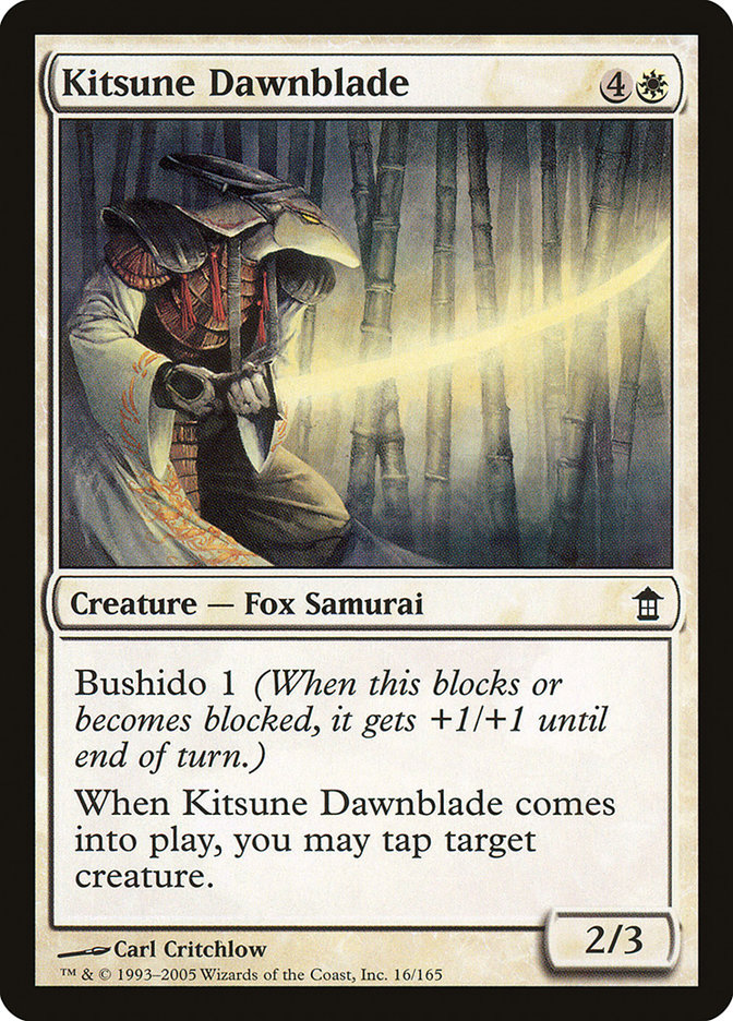 Kitsune Dawnblade [Saviors of Kamigawa] | Exor Games Summserside