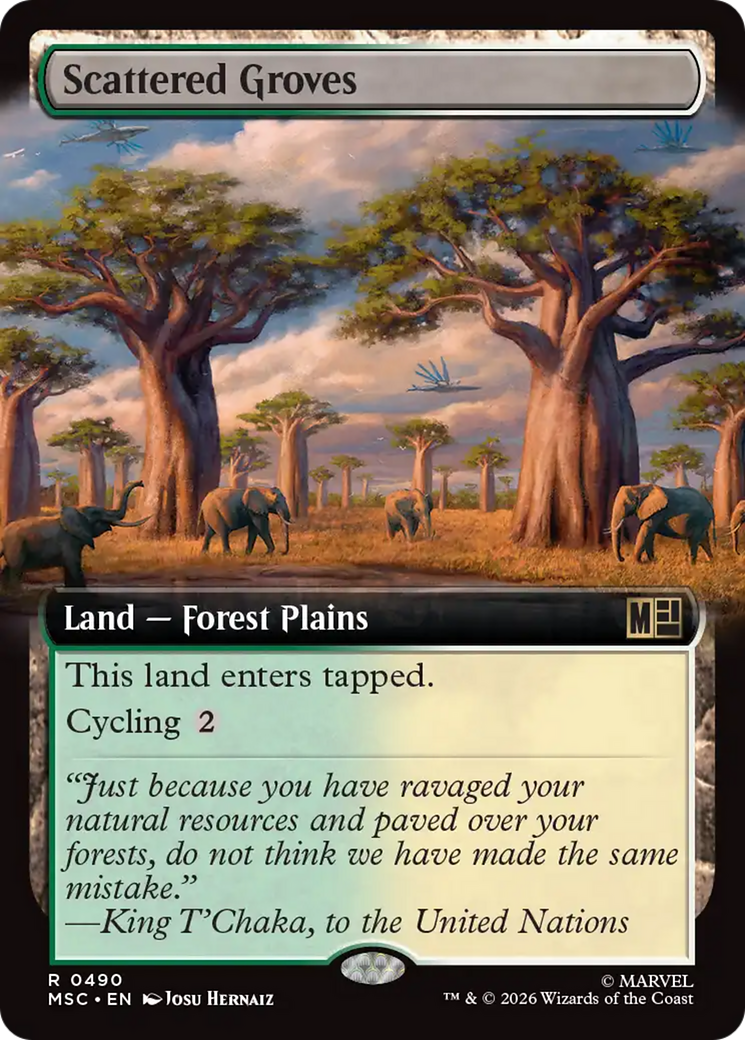 Scattered Groves (Extended Art) [Marvel Super Heroes Commander] | Exor Games Summserside