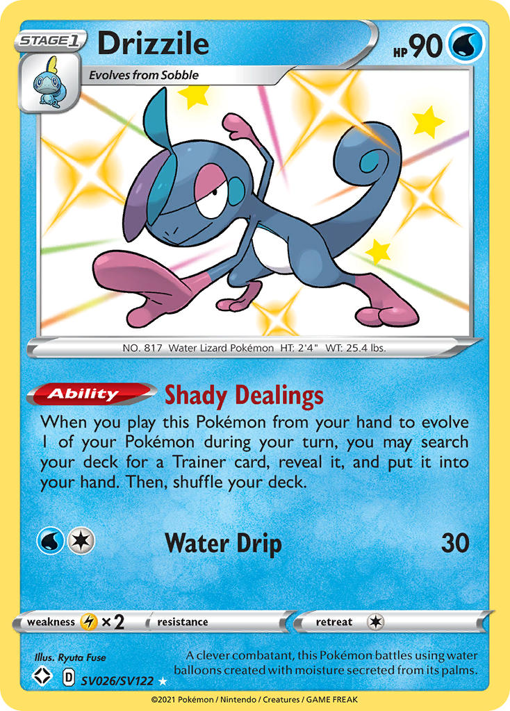 Drizzile (SV026/SV122) [Sword & Shield: Shining Fates] | Exor Games Summserside