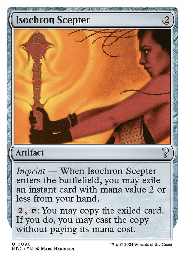 Isochron Scepter (White Border) [Mystery Booster 2] | Exor Games Summserside