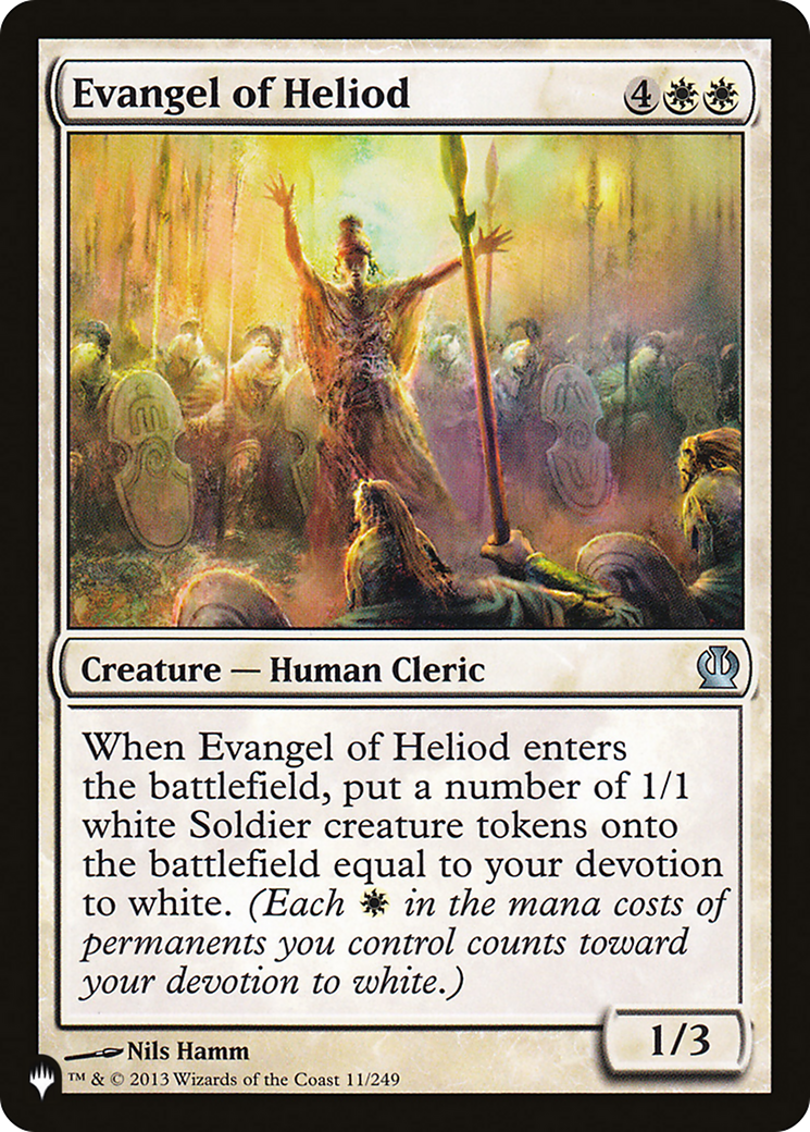 Evangel of Heliod [The List] | Exor Games Summserside
