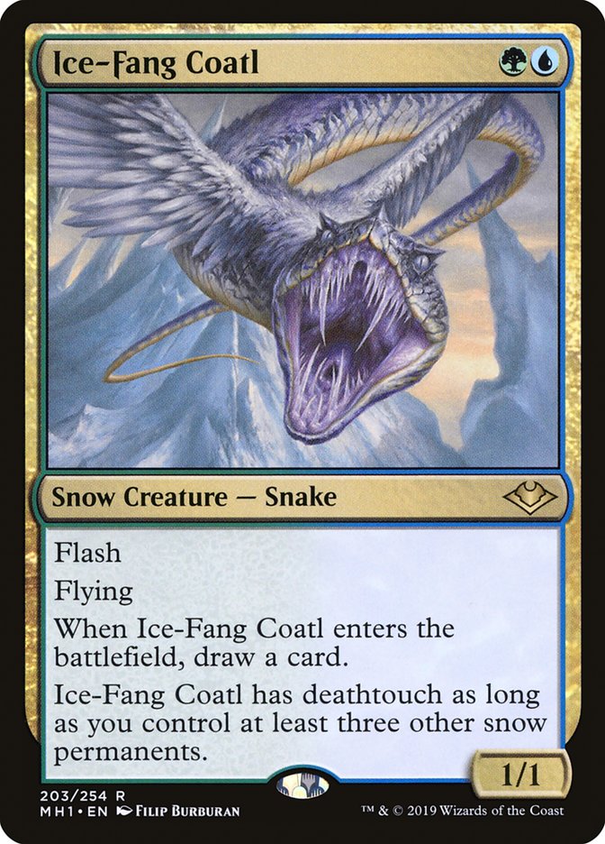 Ice-Fang Coatl [Modern Horizons] | Exor Games Summserside