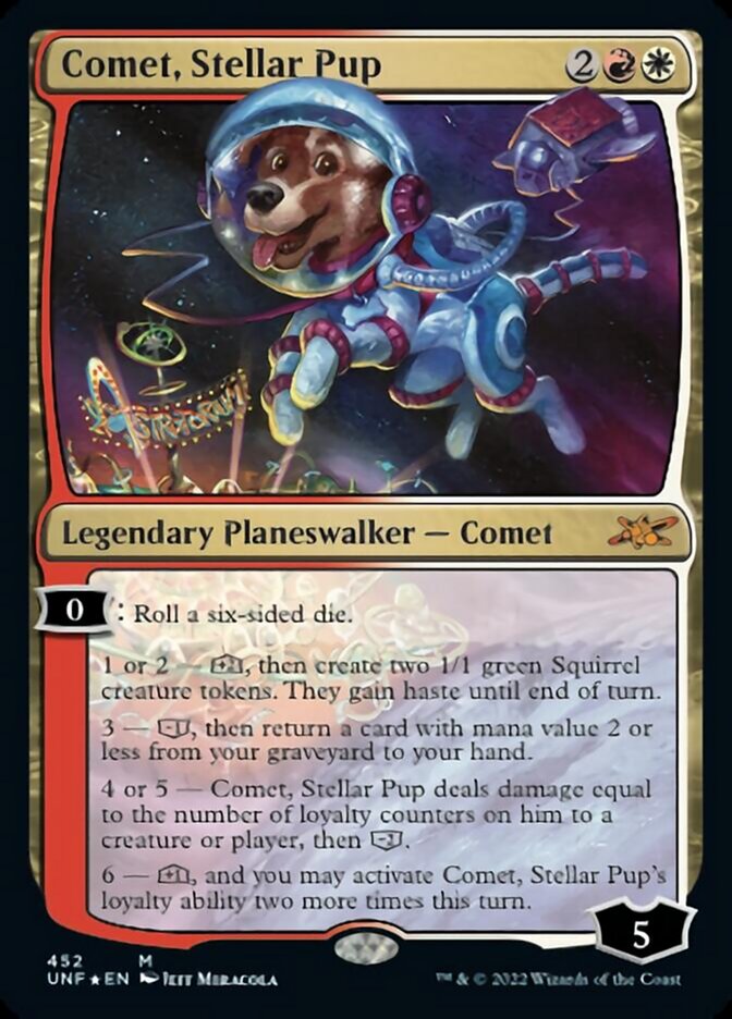 Comet, Stellar Pup (Galaxy Foil) [Unfinity] | Exor Games Summserside