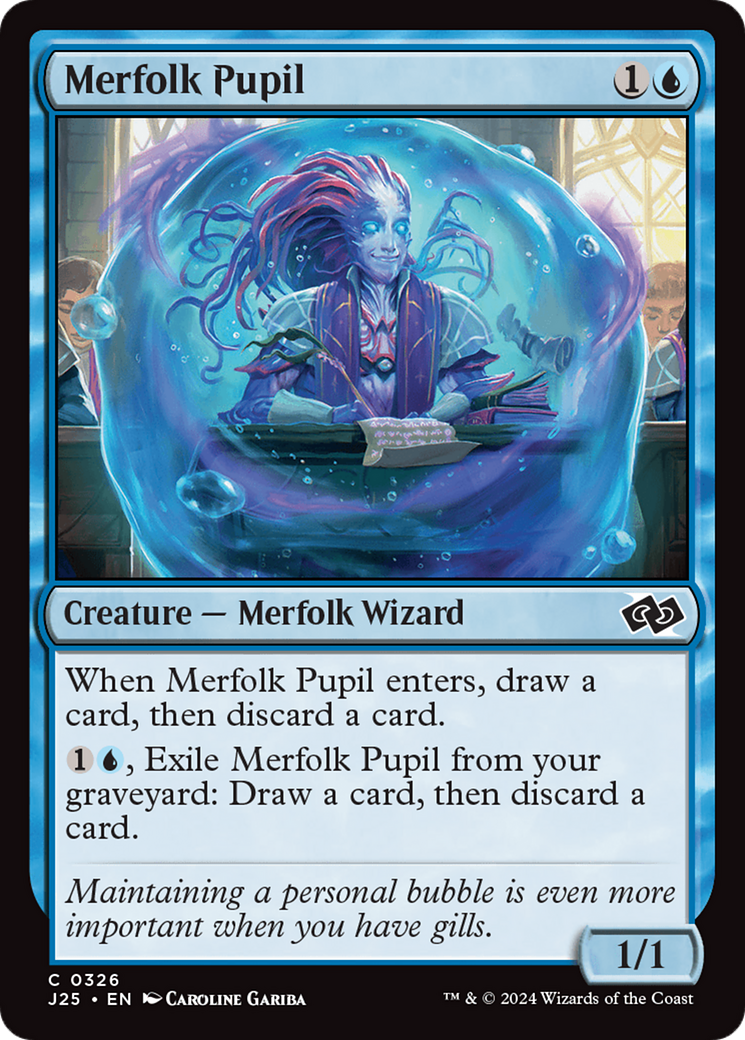 Merfolk Pupil [Foundations Jumpstart] | Exor Games Summserside