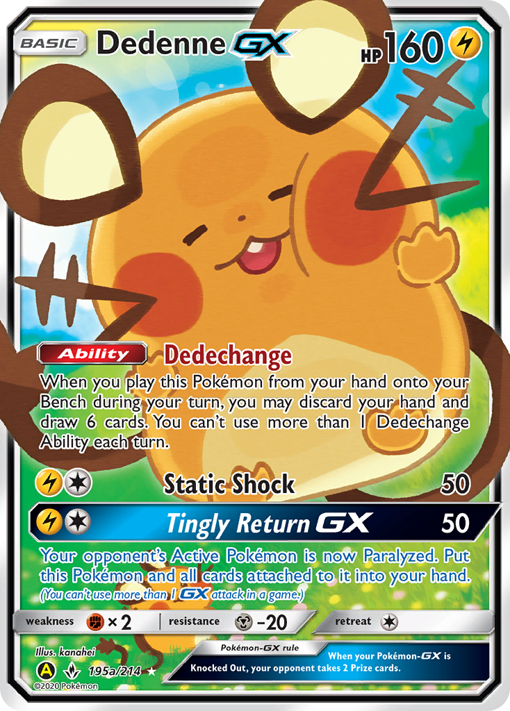 Dedenne GX (195a/214) [Alternate Art Promos] | Exor Games Summserside