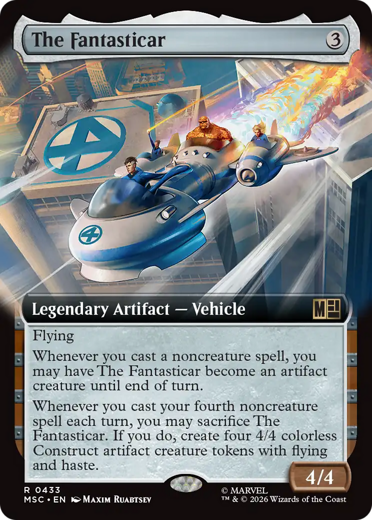 The Fantasticar (Extended Art) [Marvel Super Heroes Commander] | Exor Games Summserside