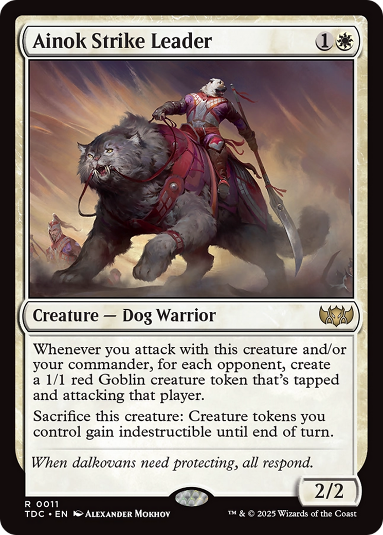 Ainok Strike Leader [Tarkir: Dragonstorm Commander] | Exor Games Summserside