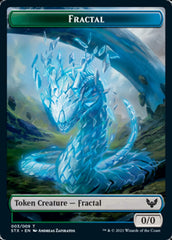 Fractal // Inkling Double-Sided Token [Strixhaven: School of Mages Tokens] | Exor Games Summserside