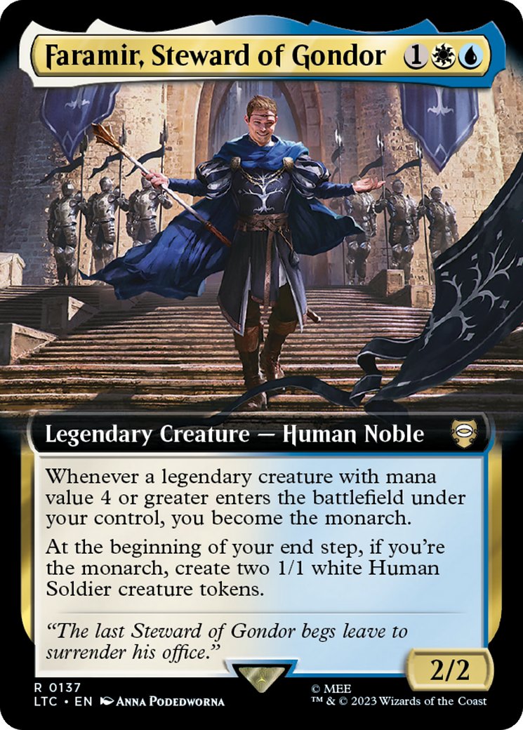 Faramir, Steward of Gondor (Extended Art) [The Lord of the Rings: Tales of Middle-Earth Commander] | Exor Games Summserside