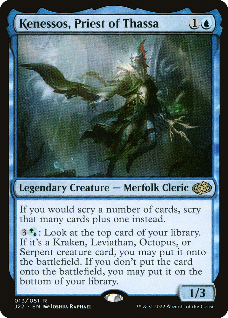 Kenessos, Priest of Thassa [Jumpstart 2022] | Exor Games Summserside