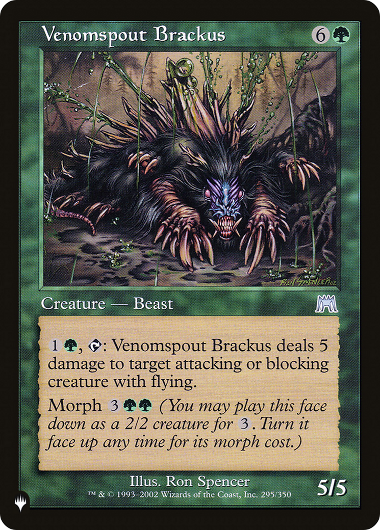 Venomspout Brackus [The List Reprints] | Exor Games Summserside