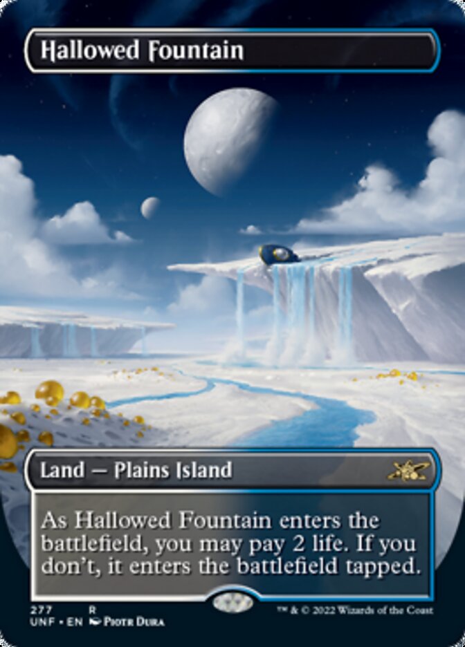 Hallowed Fountain (Borderless) [Unfinity] | Exor Games Summserside