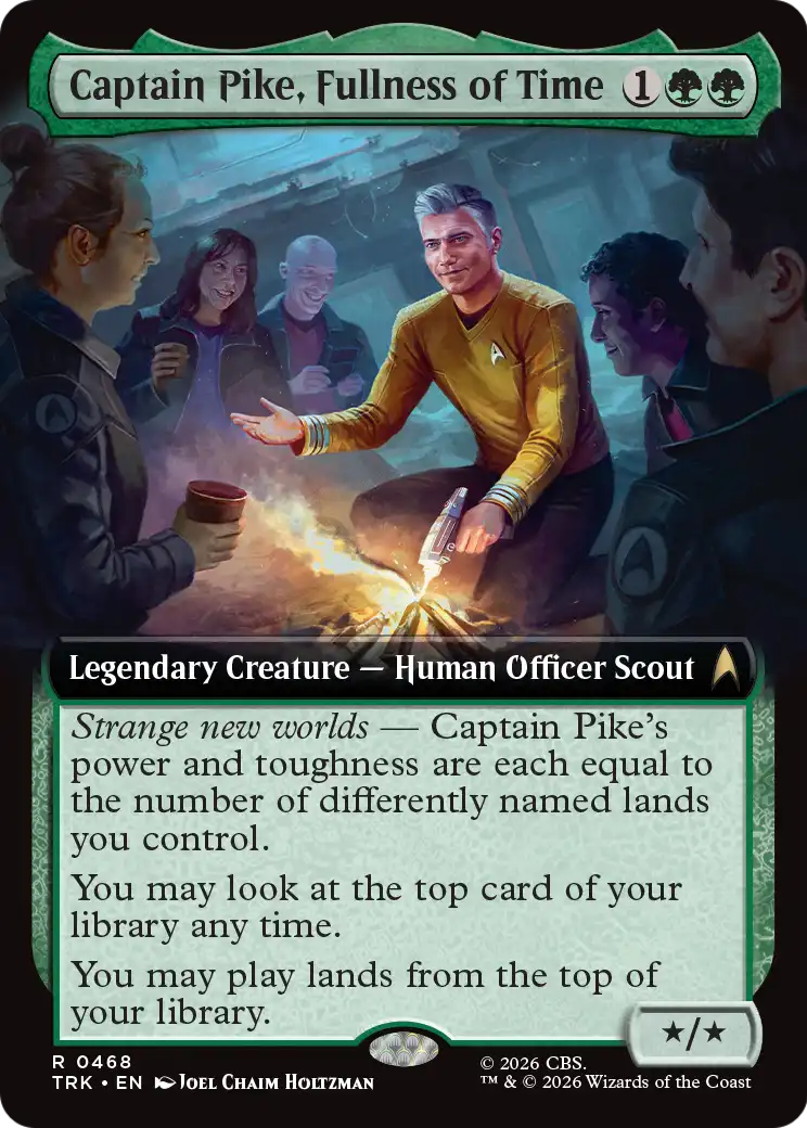 Captain Pike, Fullness of Time (Extended Art) [Star Trek] | Exor Games Summserside