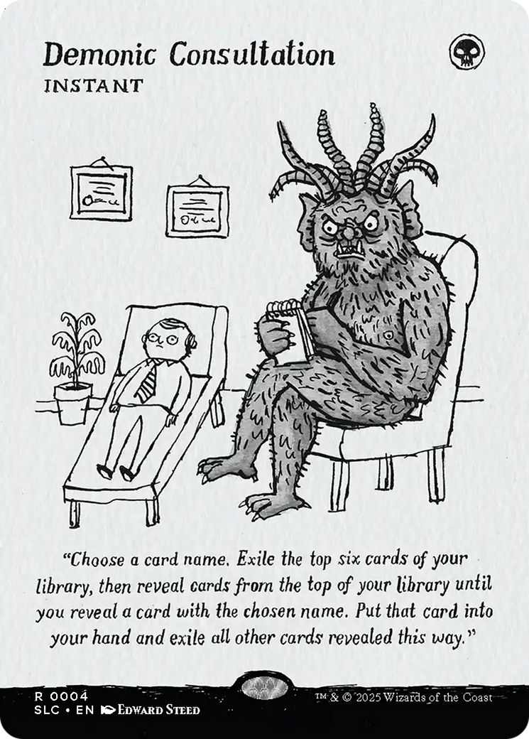 Demonic Consultation [Secret Lair Countdown Kit] | Exor Games Summserside