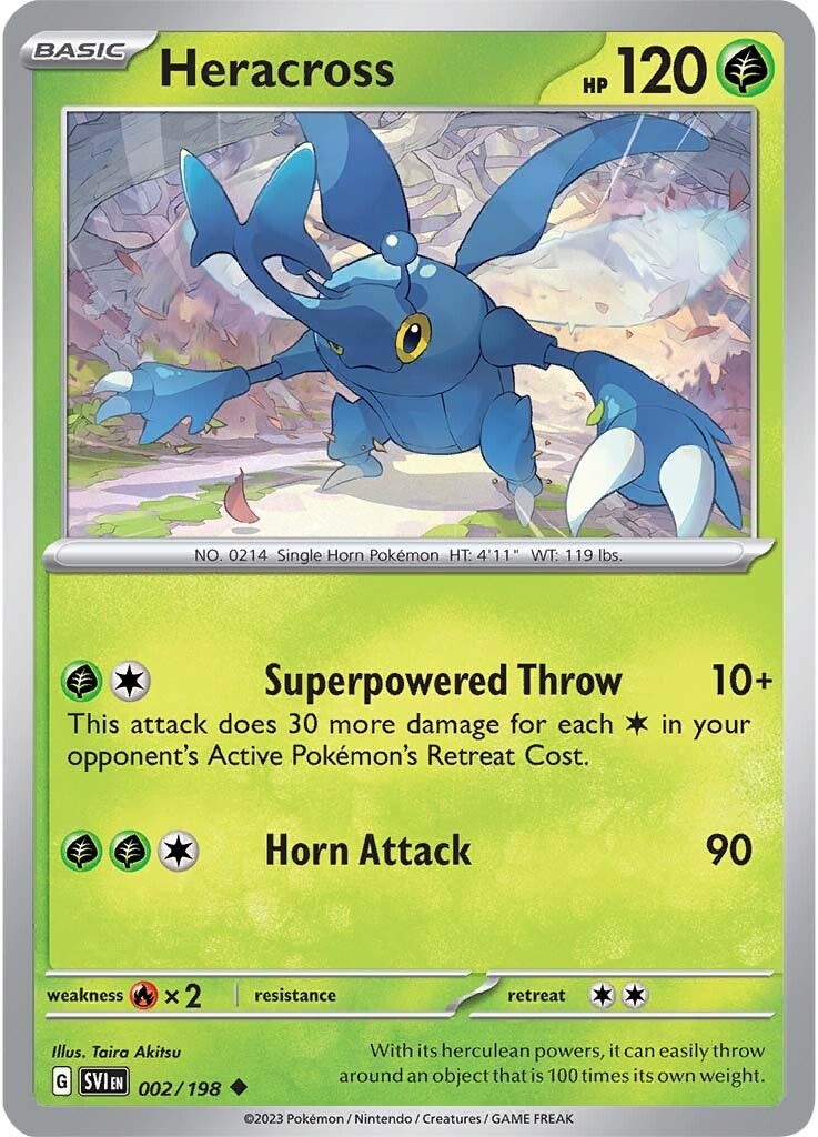 Heracross (002/198) [Scarlet & Violet: Base Set] | Exor Games Summserside