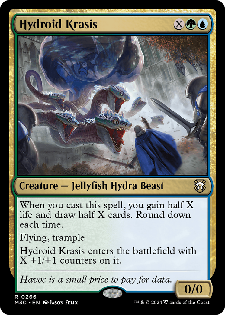 Hydroid Krasis (Ripple Foil) [Modern Horizons 3 Commander] | Exor Games Summserside