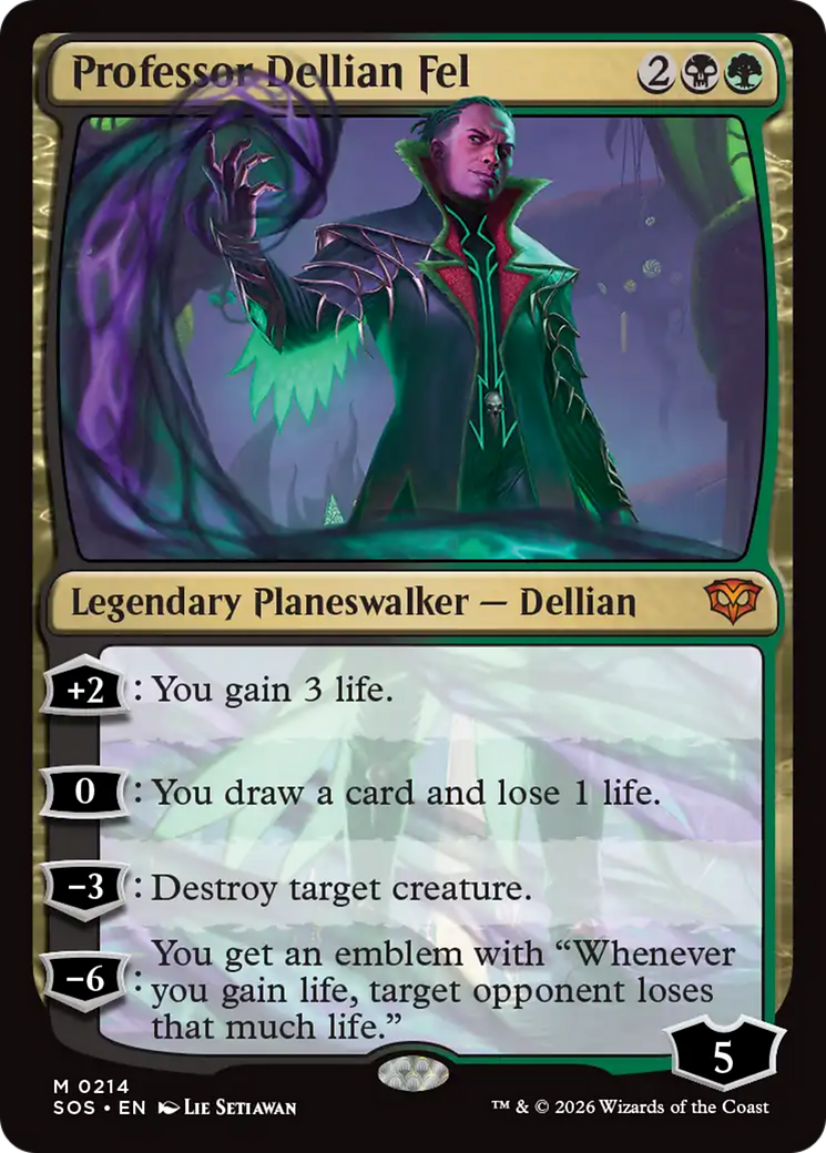 Professor Dellian Fel [Secrets of Strixhaven] | Exor Games Summserside