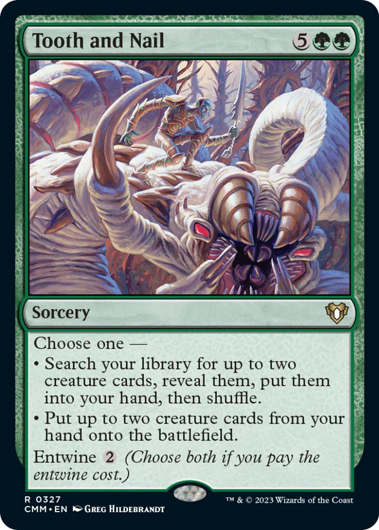 Tooth and Nail [Commander Masters] | Exor Games Summserside