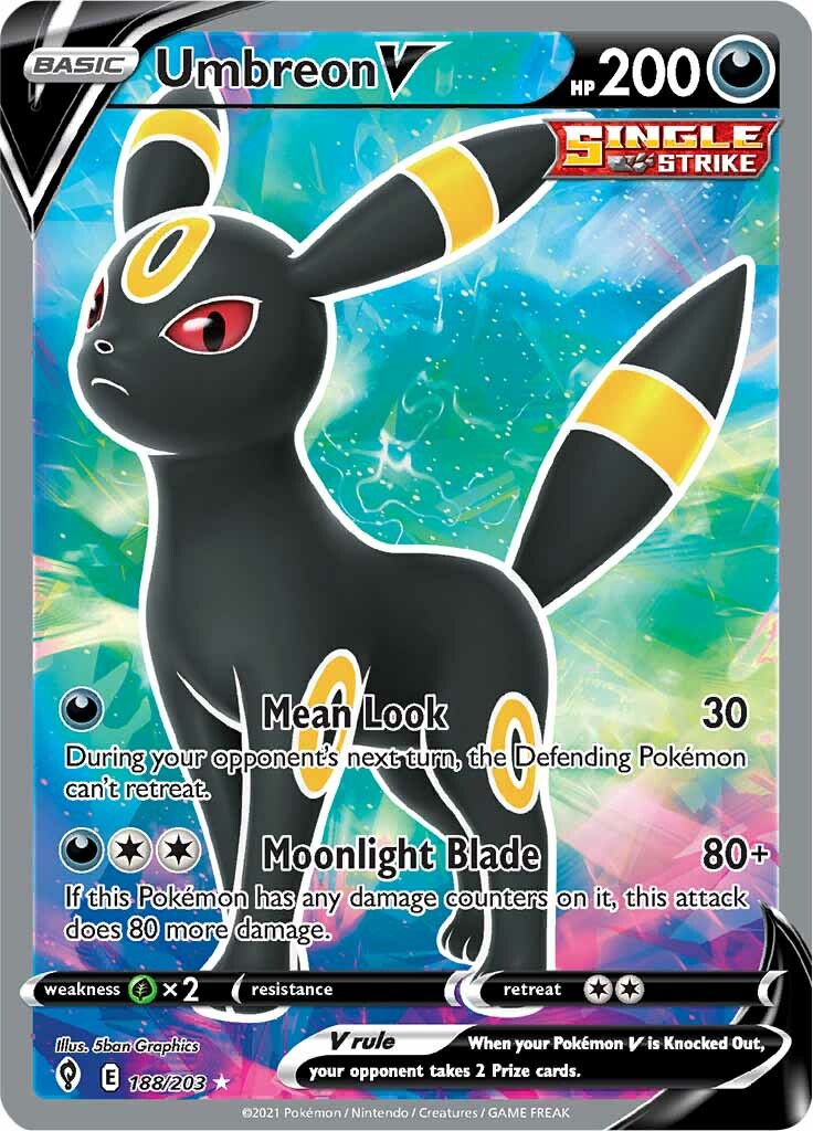 Umbreon V (188/203) [Sword & Shield: Evolving Skies] | Exor Games Summserside