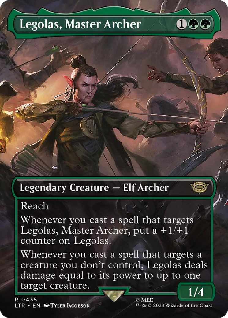 Legolas, Master Archer (Borderless Alternate Art) [The Lord of the Rings: Tales of Middle-Earth] | Exor Games Summserside