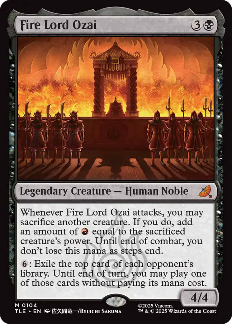 Fire Lord Ozai [Avatar: The Last Airbender: Eternal-Legal] | Exor Games Summserside