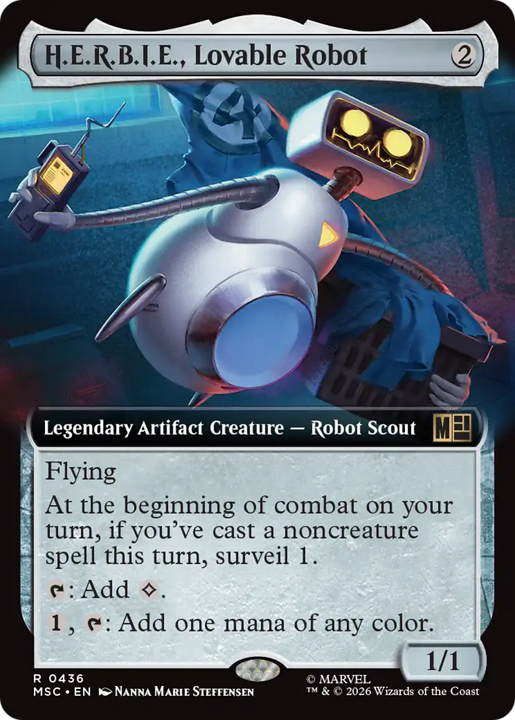 H.E.R.B.I.E., Lovable Robot (Extended Art) [Marvel Super Heroes Commander] | Exor Games Summserside