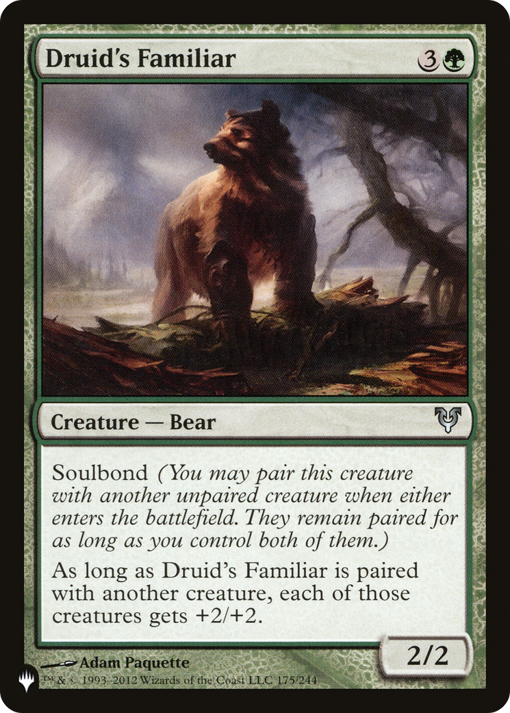 Druid's Familiar [The List] | Exor Games Summserside