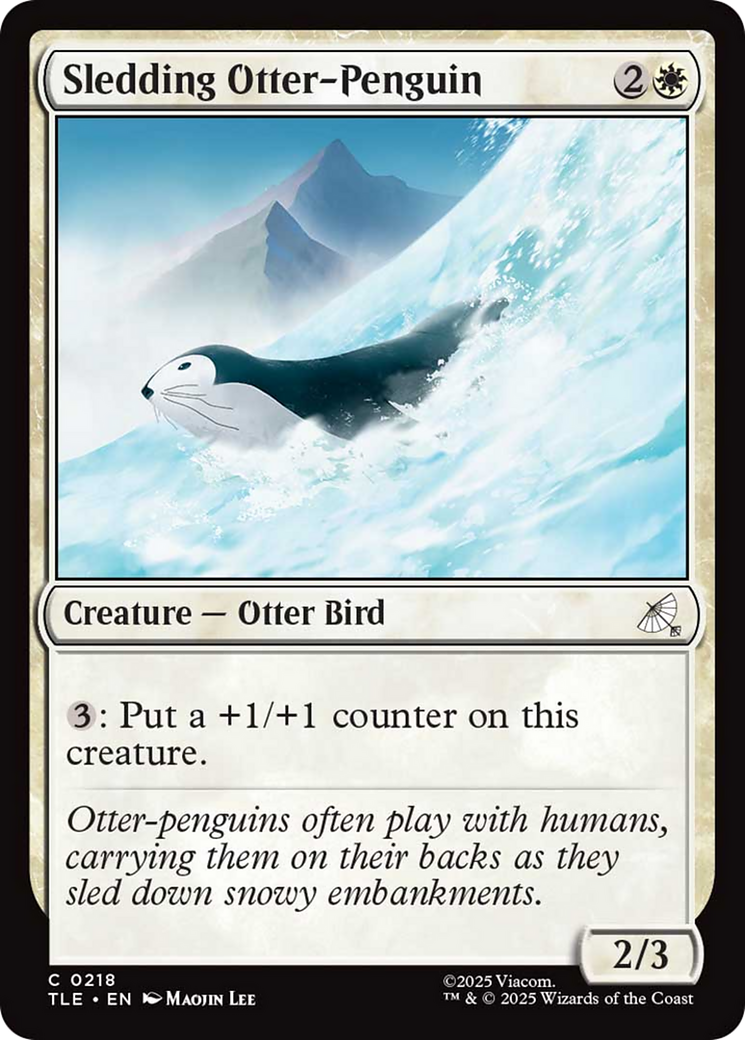 Sledding Otter-Penguin [Avatar: The Last Airbender: Eternal-Legal] | Exor Games Summserside