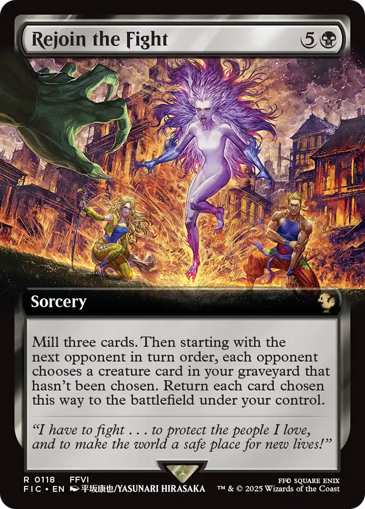 Rejoin the Fight (Extended Art) [FINAL FANTASY Commander] | Exor Games Summserside