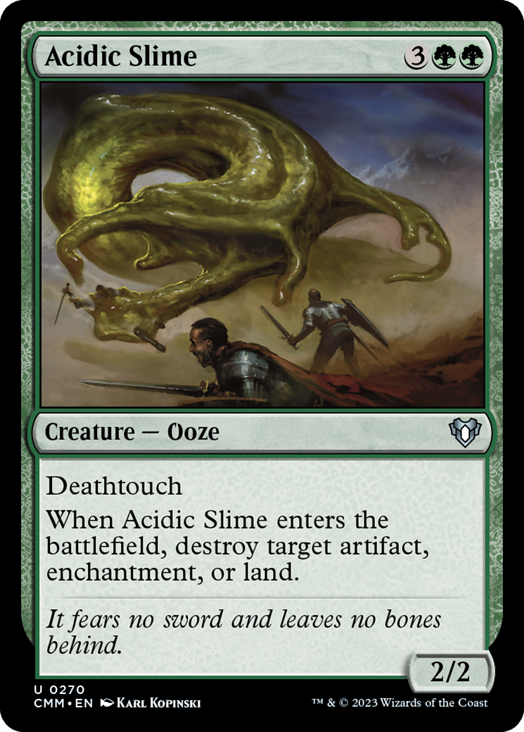 Acidic Slime [Commander Masters] | Exor Games Summserside