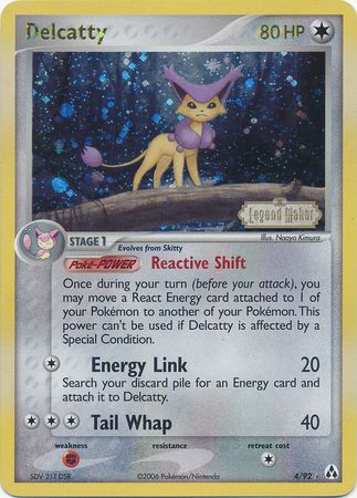Delcatty (4/92) (Stamped) [EX: Legend Maker] | Exor Games Summserside
