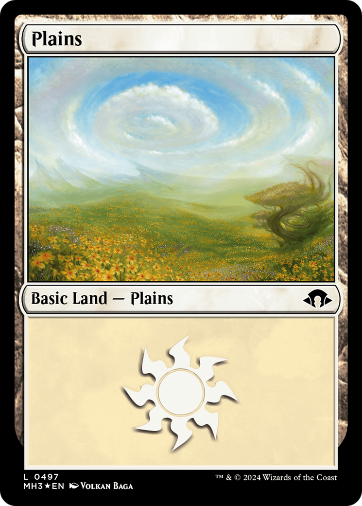 Plains (0497) (Ripple Foil) [Modern Horizons 3] | Exor Games Summserside