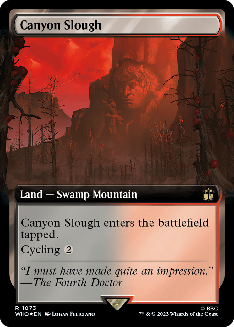 Canyon Slough (Extended Art) (Surge Foil) [Doctor Who] | Exor Games Summserside