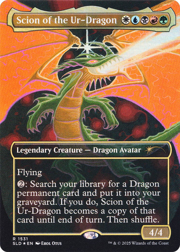 Scion of the Ur-Dragon (Rainbow Foil) [Secret Lair Drop Series] | Exor Games Summserside