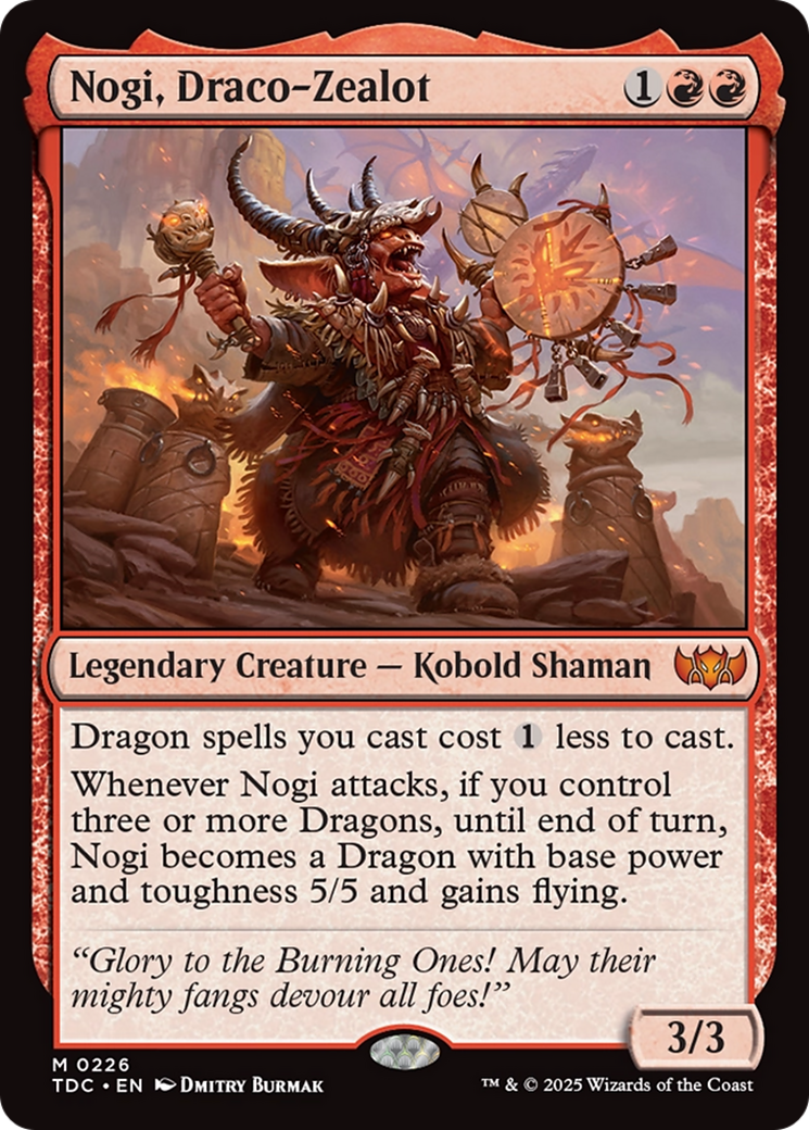 Nogi, Draco-Zealot [Tarkir: Dragonstorm Commander] | Exor Games Summserside