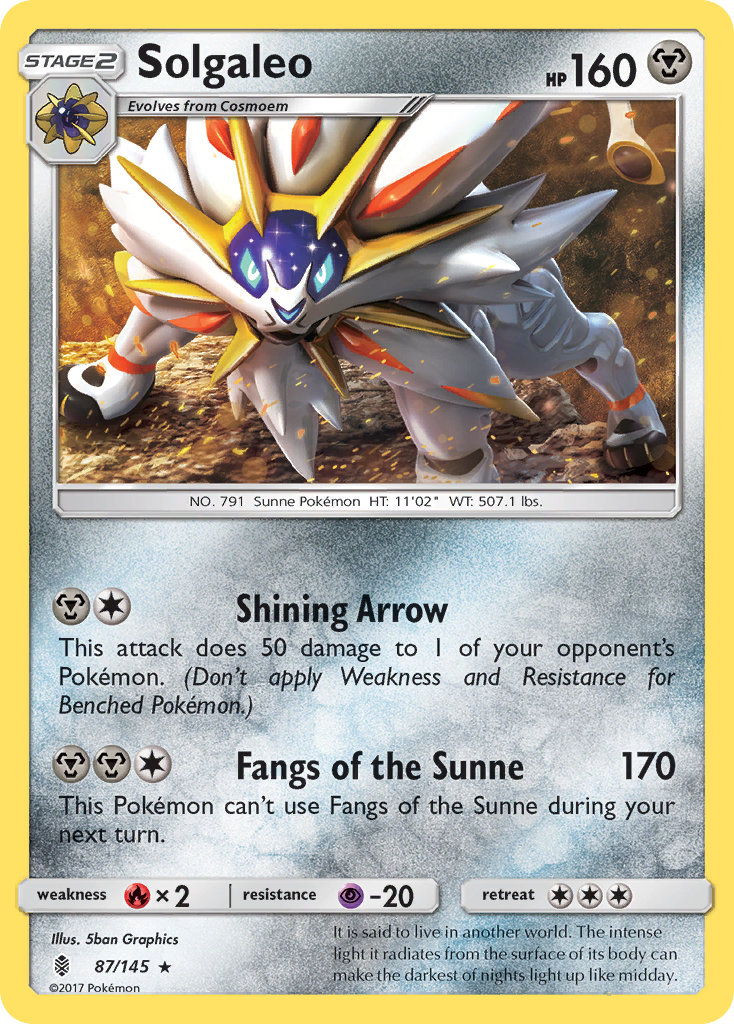 Solgaleo (87/145) [Sun & Moon: Guardians Rising] | Exor Games Summserside