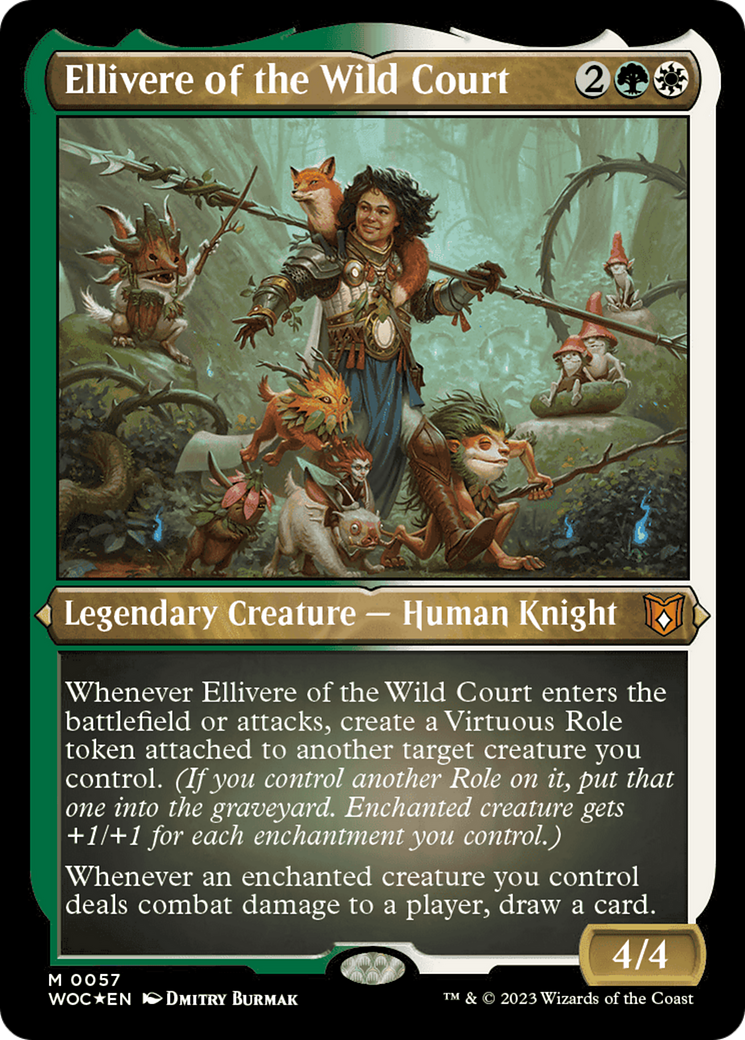 Ellivere of the Wild Court (Display Commander) [Wilds of Eldraine Commander] | Exor Games Summserside
