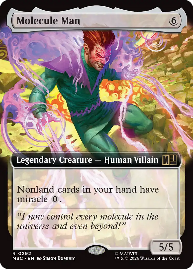 Molecule Man (Extended Art) [Marvel Super Heroes Commander] | Exor Games Summserside
