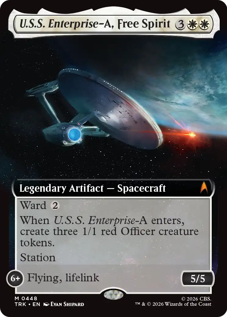 U.S.S. Enterprise-A, Free Spirit (Extended Art) [Star Trek] | Exor Games Summserside