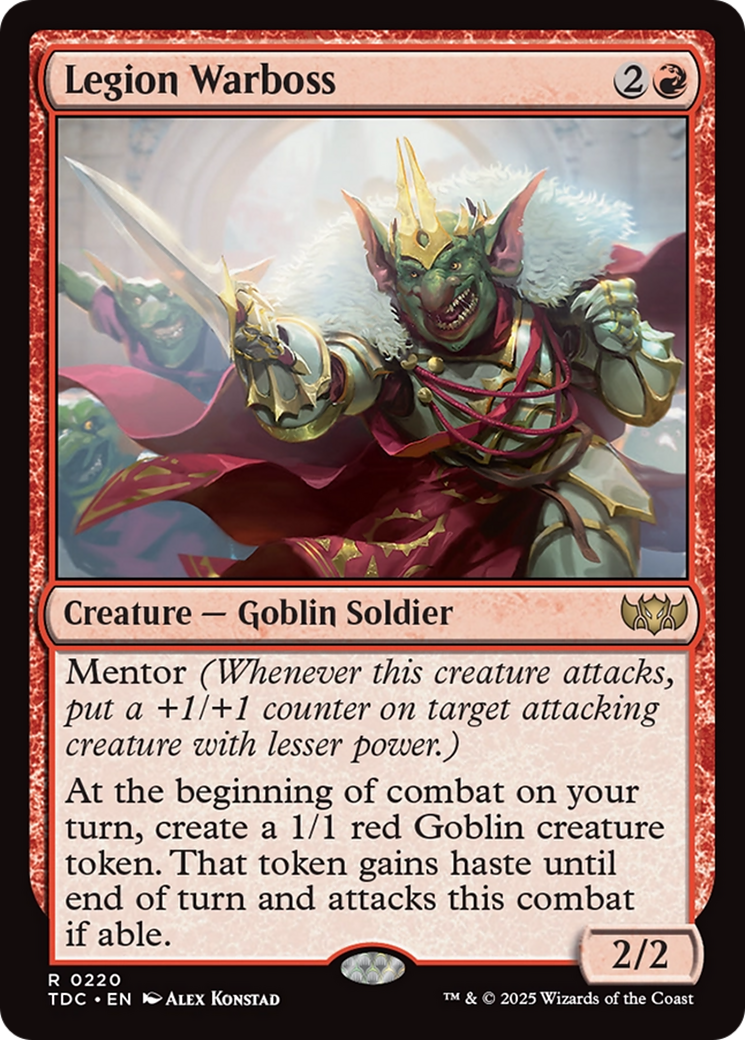 Legion Warboss [Tarkir: Dragonstorm Commander] | Exor Games Summserside