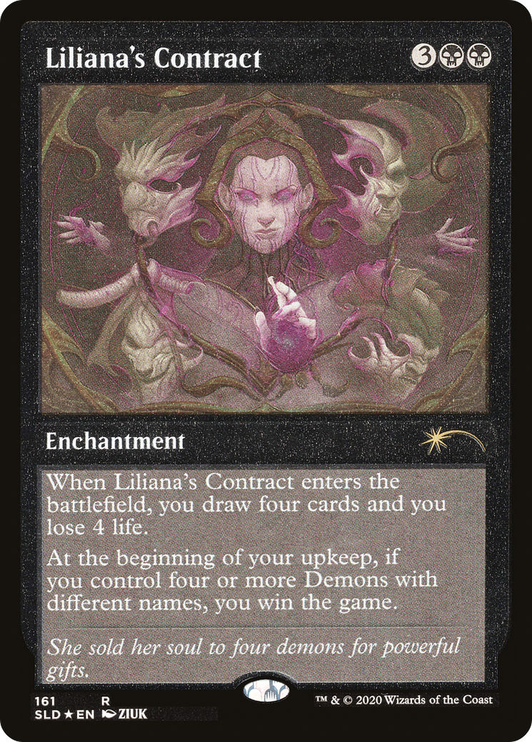 Liliana's Contract (Foil Etched) [Secret Lair Drop Series] | Exor Games Summserside