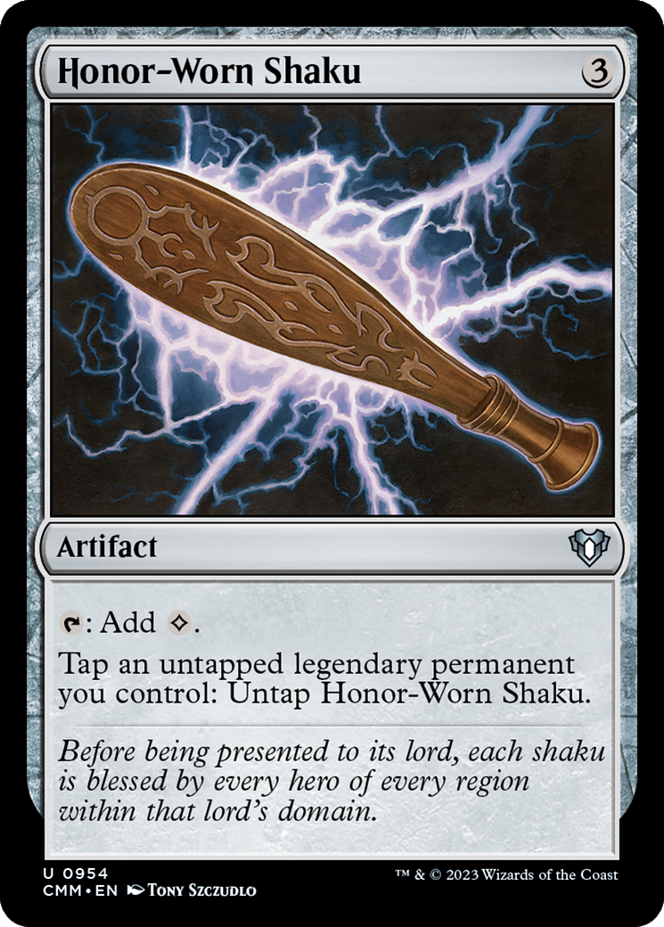 Honor-Worn Shaku [Commander Masters] | Exor Games Summserside
