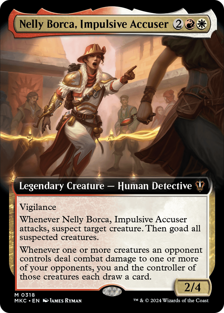 Nelly Borca, Impulsive Accuser (Extended Art) [Murders at Karlov Manor Commander] | Exor Games Summserside